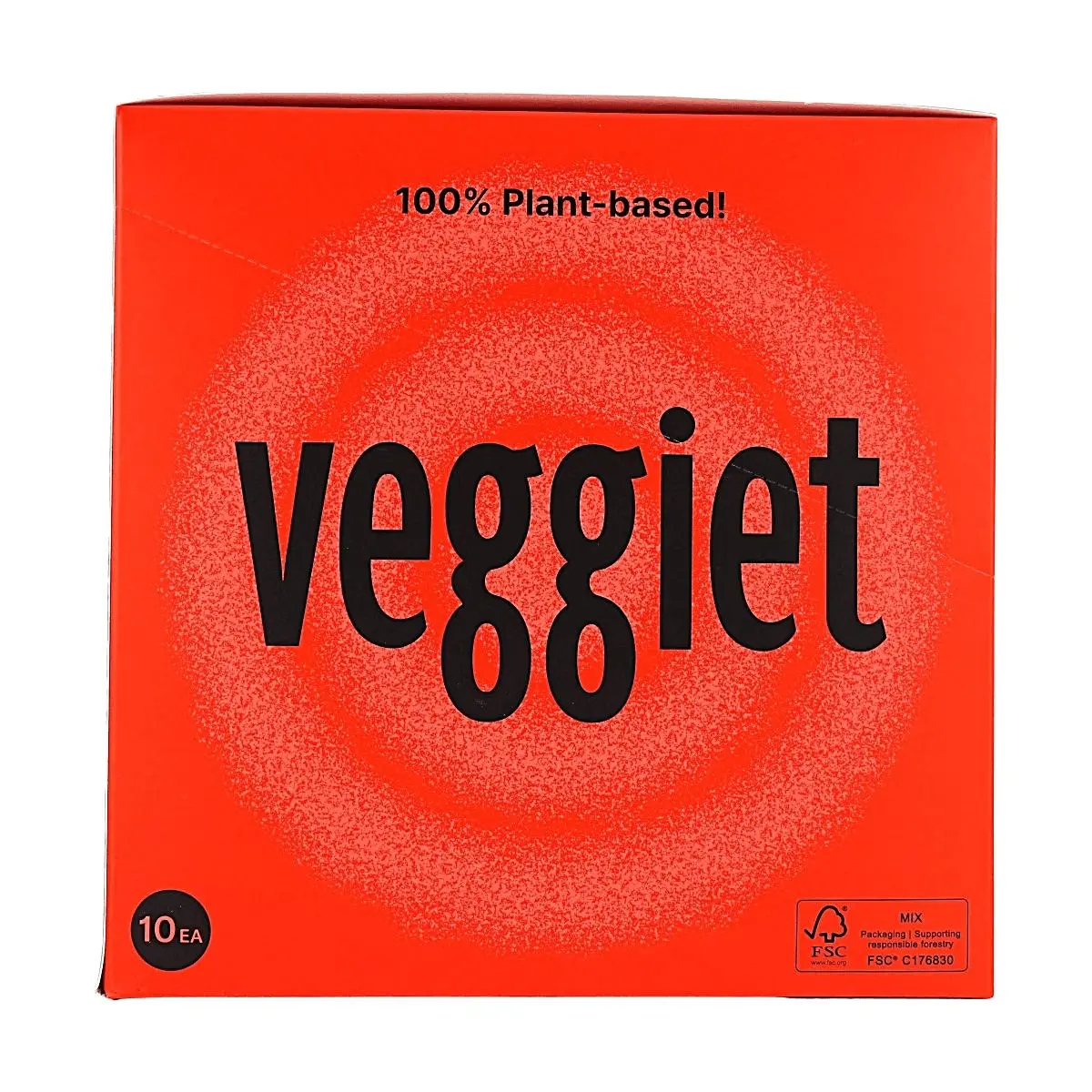 VEGGIET Low Fat Plant-Based Korean Strawberry Flavor Protein Shake Mix - 10 Pack (45g Each) with Freeze-Dried Strawberry Powder, Pea Protein, Organic Acacia Fiber & Chicory Root Fiber, Ambient