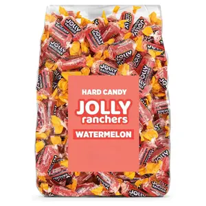 Jolly Ranchers Watermelon Hard Candy Original Flavor 1 LB Bulk Bag 75 Pieces Individually Wrapped Sweet & Tart for Parties Baby Showers Back to School & Gift Bags