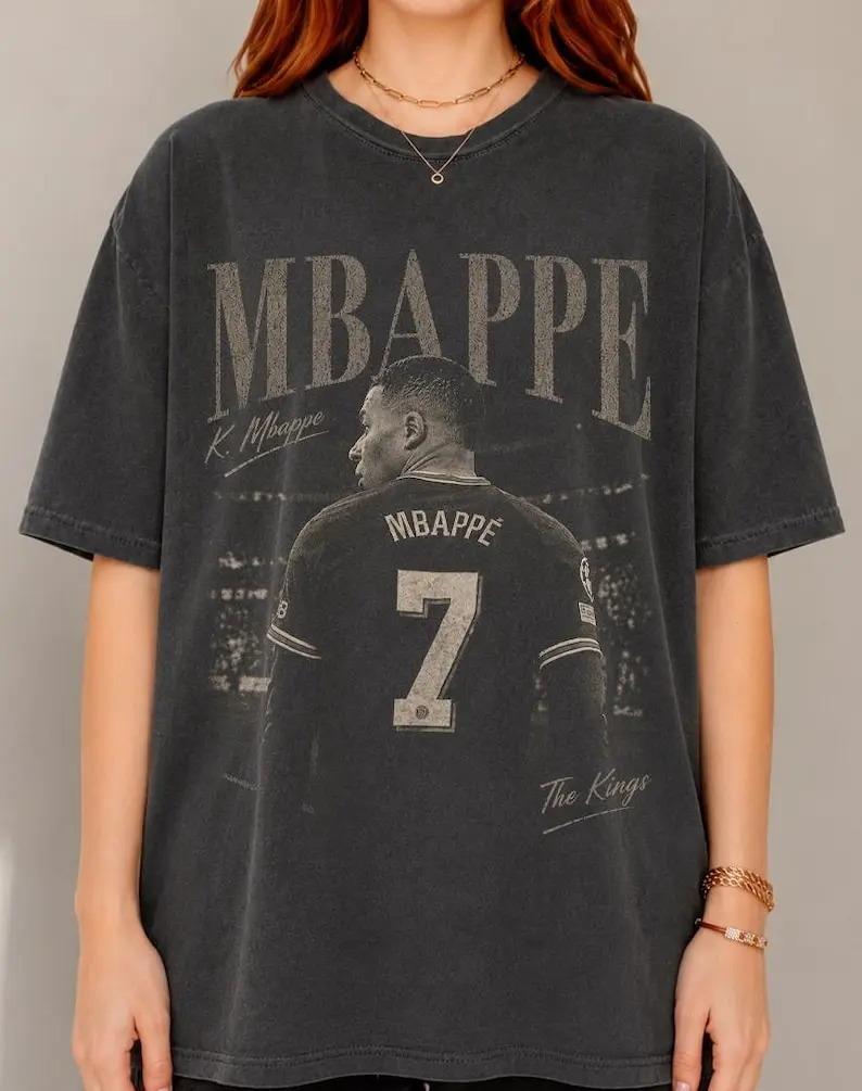 Vintage Mbaba Back View Shirt, Retro Football Graphic Tee, Number 7 Soccer Fan Shirt, Bootleg Style Vintage Tee, Streetwear Gift