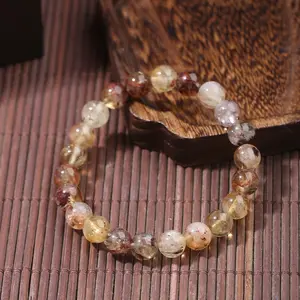 【Yellow Phantom】（Random shipping) alternative fashion matching bracelets for couples Crystal