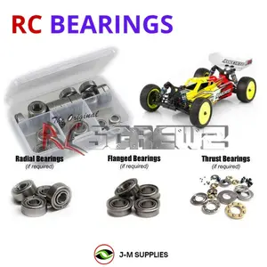 RCScrewZ Metal Shielded Bearing Kit ass079b for Team Associated RC10B64D Team Kit 1/10 Electric 4WD Dirt Off-Road Buggy (#90015) | SET