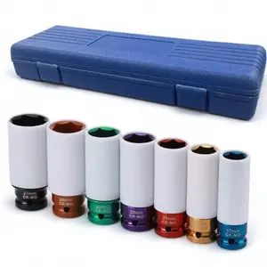 Impact Socket Set, Multi-purpose Car Repair Tool Set, Deep Nut Anti-slip Design Tool Set for Truck Off-road Parts, Professional Hand Tool, Socket Combination Tool