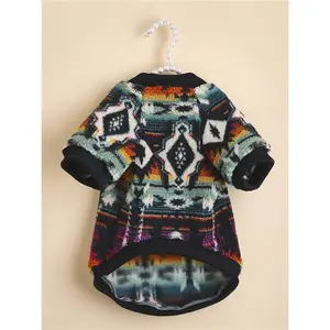 1pc Colorful Fleece Pet Sweatshirt For Cats & Dogs, Warm Ins Style Pet Clothing For Autumn & Winter
