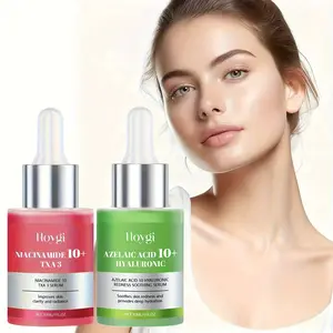 Two popular essence: nicotinamide essence+hyaluronic acid essence, double moisturizing and hydrating, mild ingredients, alcohol free ingredients, moisturizing essence, Serums, skin care, dry skin solution, for men and women, Hydration Serum