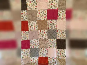 Patchwork Style Blanket: Happy Turtles Large Patchwork Throw on Happy Turtles