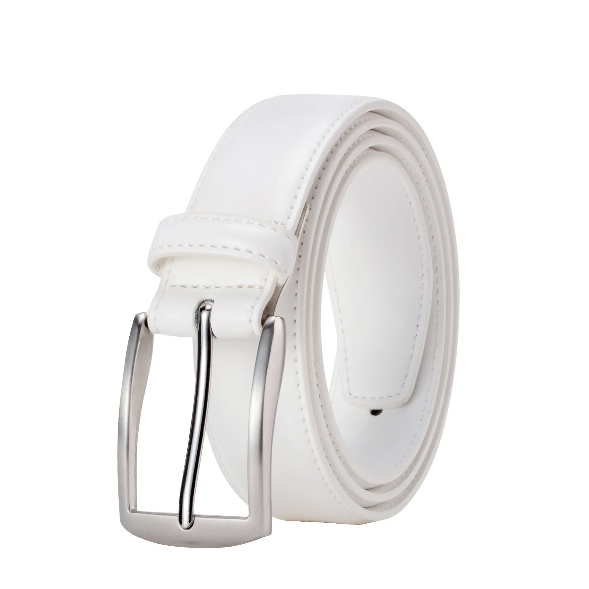 KM Legend Mens Leather Dress Belt for Work Business and Casual