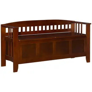 Linon Home Easton Split Storage Bench