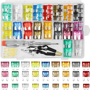 306Pcs Car Blade Fuses Assortment Kit, Standard/Mini/Low Profile Mini Mixed Fuse Set (2A 5A 7.5A 10A 15A 20A 25A 30A 35A), Replacement Accessories for Car Truck RV Automobiles
