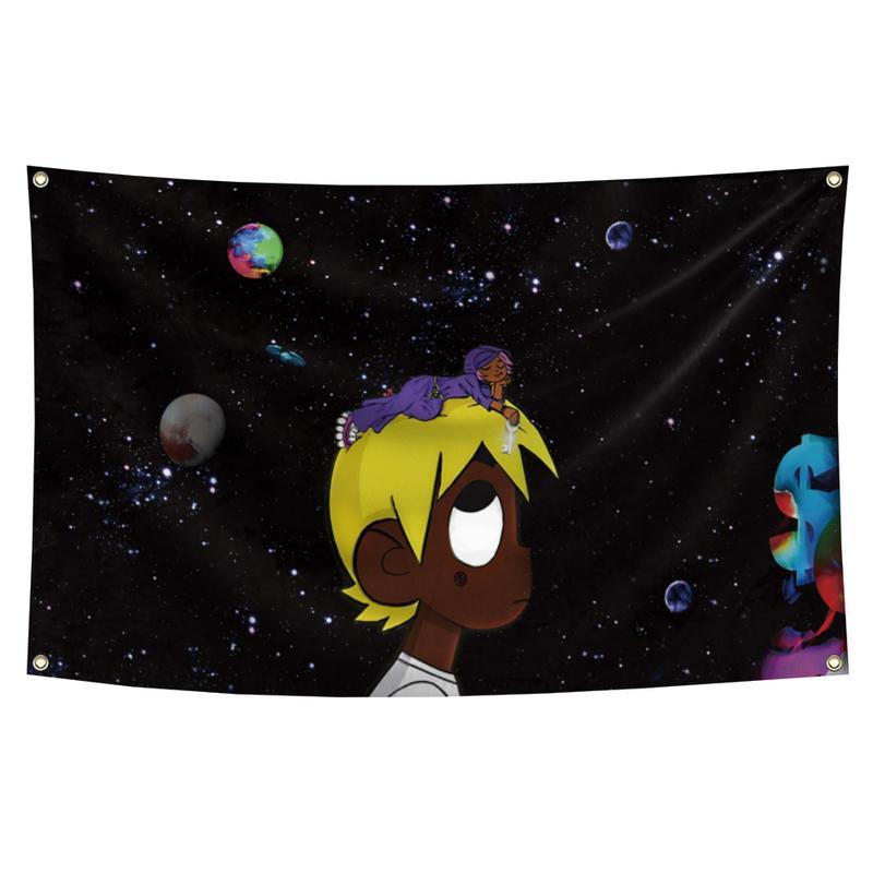 Luv vs the World  Flag Tapestry (3x5ft,Durable, Polyester) Brass Grommets For College Dorm Man Cave