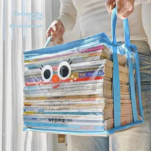 Large Heavy-Duty Plastic Storage Box with Hinged Lid, Durable Transparent Organizer for Home, Travel, Camping, Seasonal Storage