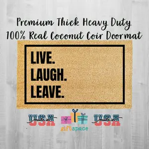Doormat Live Laugh Leave Go Away Funny Doormat Doormats Front Door Mat Gifts For Him Home Doormat Personalized Gift 3253zz