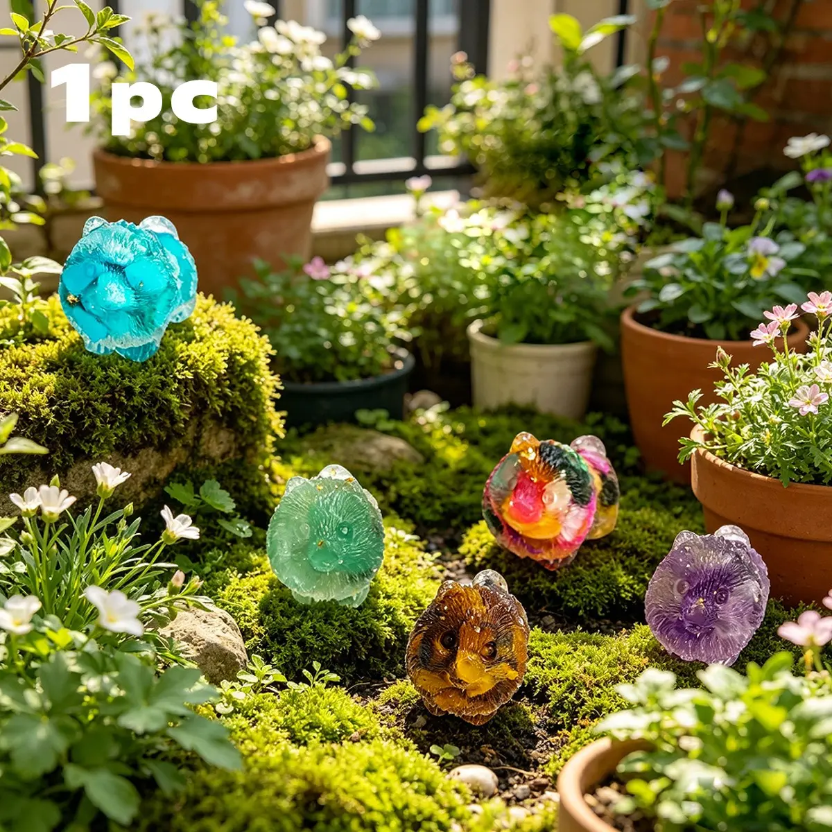 10pcs Mini Natural Crystal Dog Statues, Reiki Healing Stone Figurines, Healing Crystals, Feng Shui Sculpture, Pet Memorial Ornament, Home Decor, Crystal Ornaments