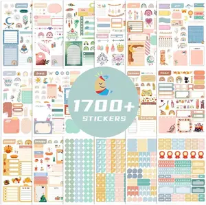 1700+ Planner Stickers - 24 Calendar Stickers Per Pack for Women to Add Colour and Interest to Your Schedule