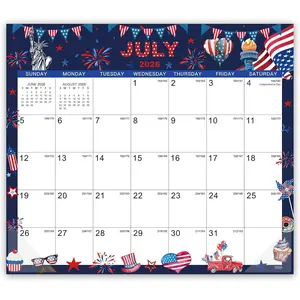 2026-2027 Magnetic Calendar - Magnetic Fridge Calendar 2026-2027, JUL 2026- DEC 2027, 13" × 11.5", Tear-off Pad, Magnets Backing, Perfect for Planning - 12 Topics