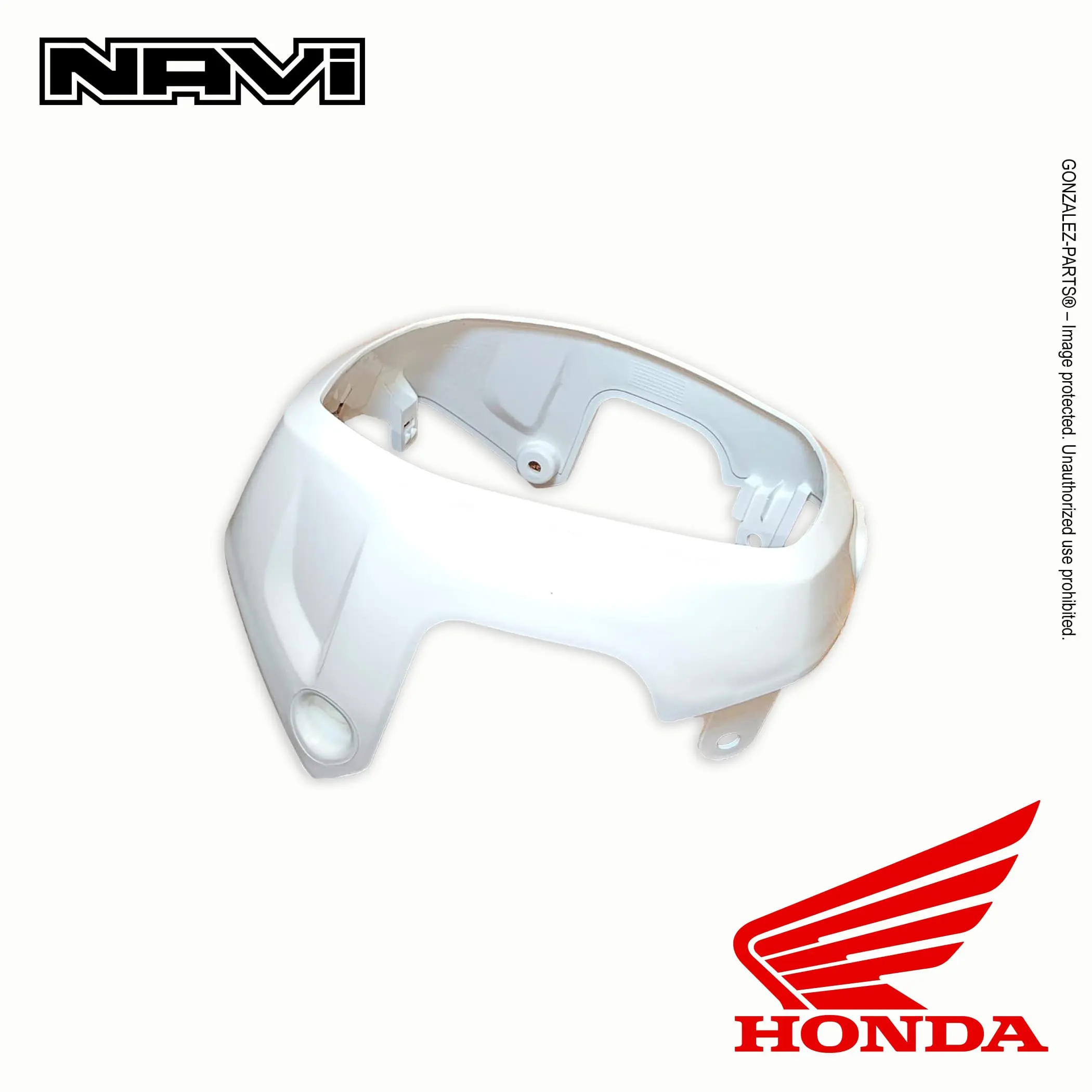 Honda Headlight Cover 2024-2025 Navi NVA110B Shasta White OEM 61300-K74-N80ZF