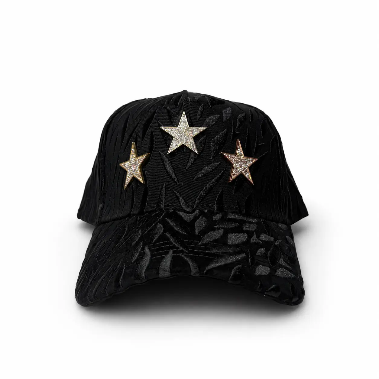 Barbas Hats X Ct ''Rockstar'' Black Snapback Hat- Premium Streetwear Baseball Cap for Men & Women, Adjustable