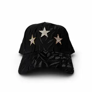 Barbas Hats X Ct ''Rockstar'' Black Snapback Hat- Premium Streetwear Baseball Cap for Men & Women, Adjustable