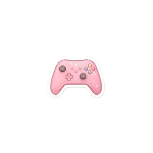 Gamer Girl Pink Controller Sticker - Durable High Opacity Vinyl for Easy Bubble-Free Application - Perfect for Regular Use and Covering Other Stickers