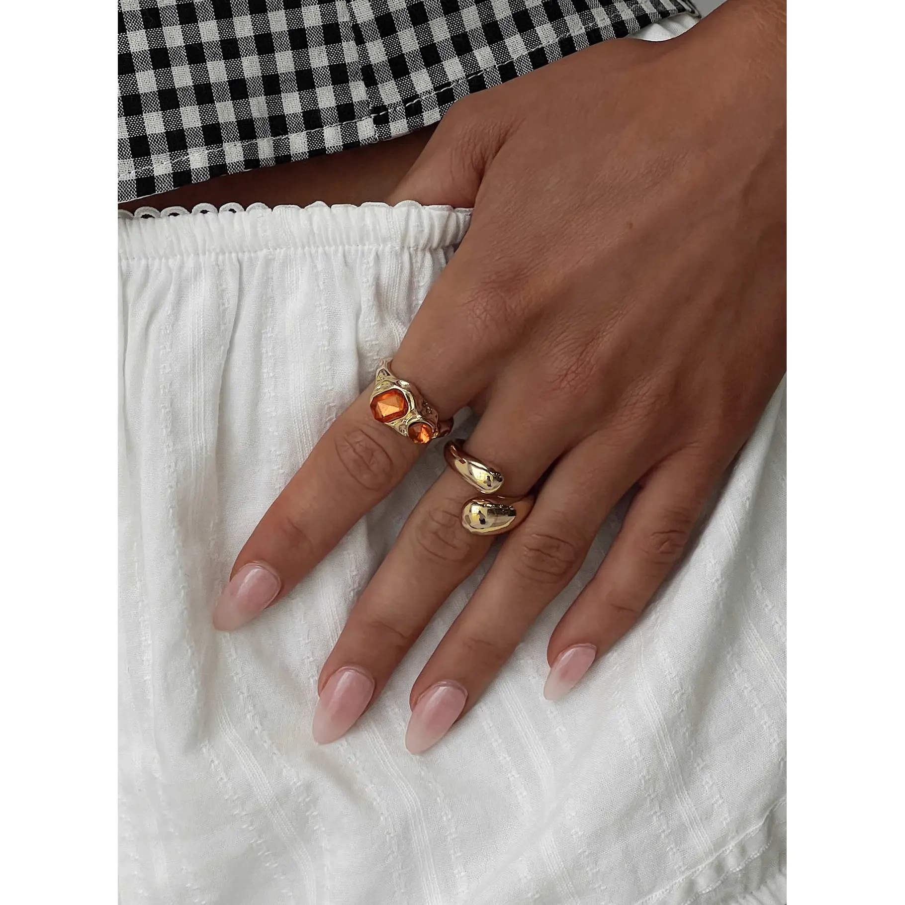 Rich Spirit Ring Pack Gold / Orange