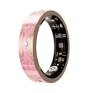 Colorful Enamel Smart Ring |   Health & Sports Tracker |   Heart Rate, Blood Oxygen Monitoring & Step Counter