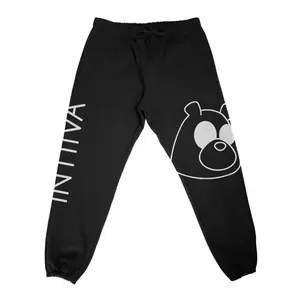 INTIIVA KNOCKOUT JOGGGERS (BLACK)- Bold Design Versatile Wear Comfortable Fit for Casual Outings and Relaxed Days at Home