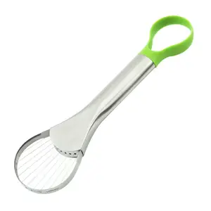 Stainless Steel Avocado Knife Cutter, Special Pitted Pitaya Slicing Tool, Fruit Cutting Artifact for Easy Peeling and Slicing
