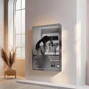 Lizzy McAlpine Album  Painting Calligraphy Minimalist Inner Frame Painting Elevate Your Space Light Luxury Inner Frame Decor Create a Premium Home Vibe No Drilling Needed Easy to Hang HD Art Inner Frame Perfect for Living Room & Bedroom