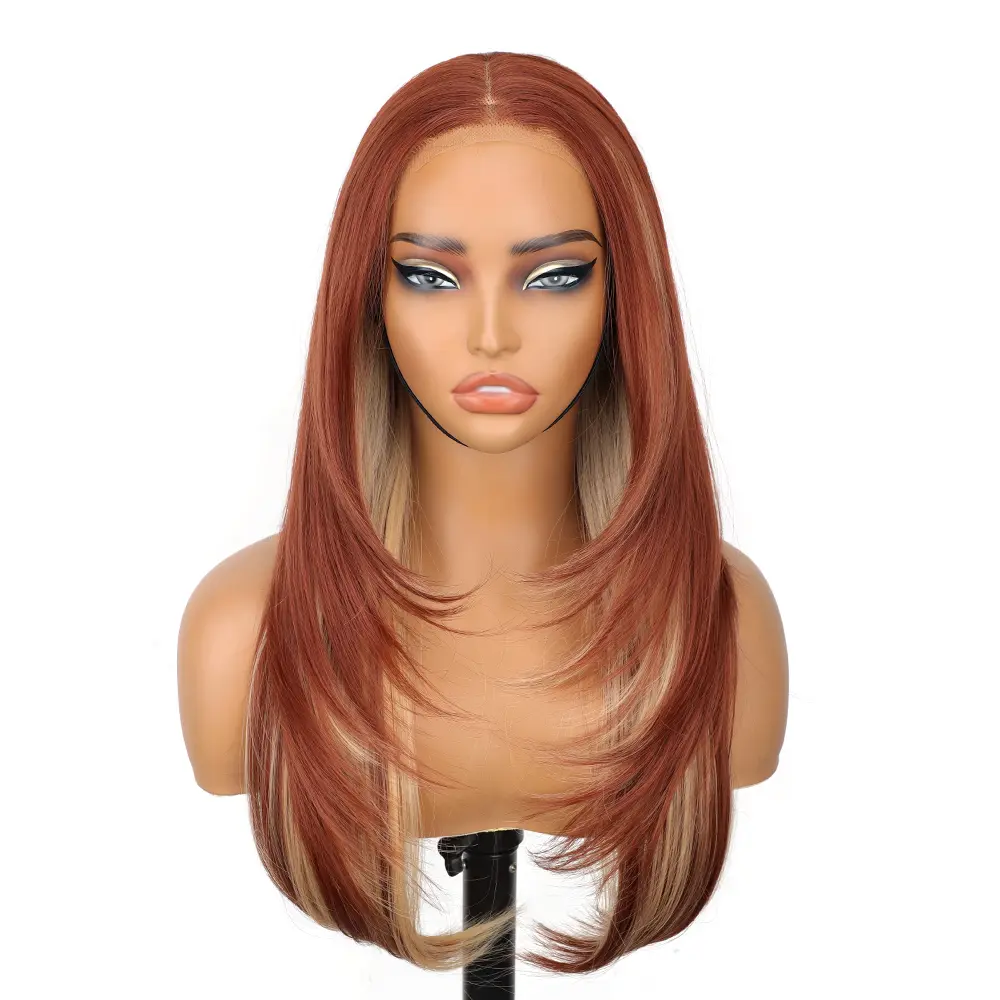 Ombre Orange with blonde