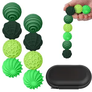 Adult magnetic stress ball, silicone magnetic ball, fidget roller sensory magnetic ball for restlessness, Magnetic Silicone Balls, gift set for adults and teens, office decoration