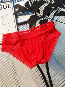 1Pc Men's Triangle Briefs, Slim Fit, Soft & Cool Fabric, For Outdoor Sports, Fitness & Daily Casual Wear