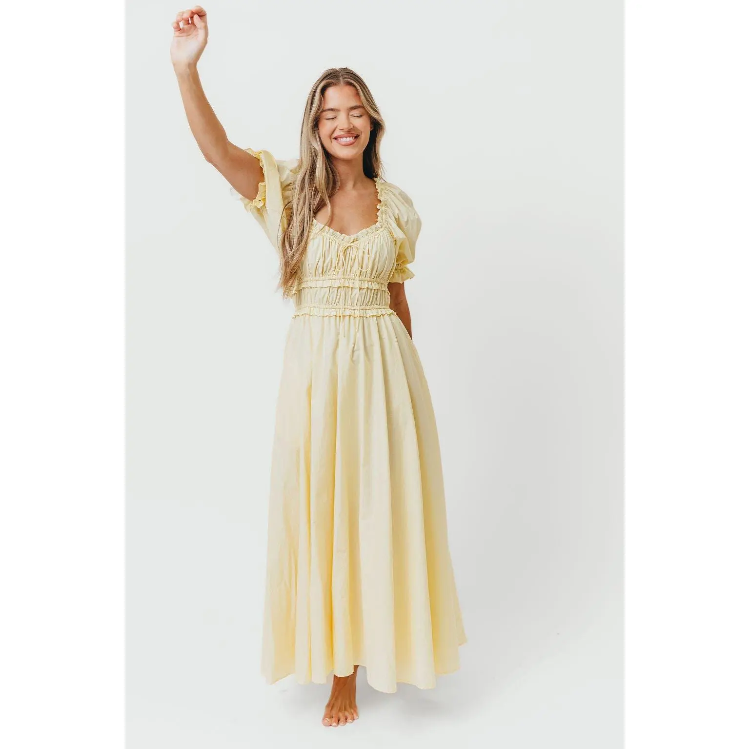 maxi white dress for women Heavy Hearted Linen Maxi Dress