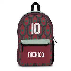 México National Soccer Team Backpack - Iconic Green, White, and Red