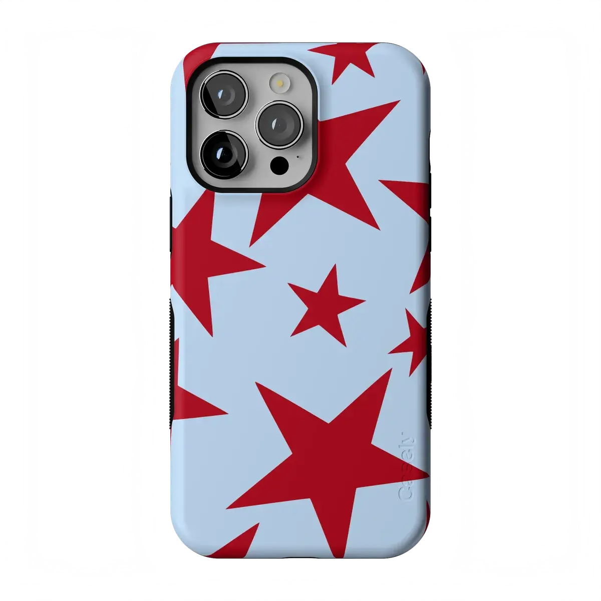 Casely iPhone 13 Pro Max Case | Stars Align | Blue & Red Stars | Bold Protective Design | Compatible with MagSafe