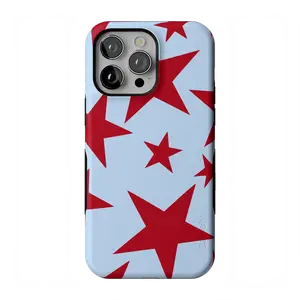 Casely iPhone 13 Pro Max Case | Stars Align | Blue & Red Stars | Bold Protective Design | Compatible with MagSafe