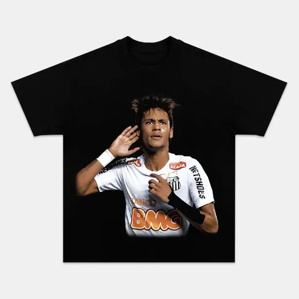 Women's Neymar Magician Graphic T-Shirt - Unisex Chic Twist Cotton Tops, All Seasons Soccer Sport Merch, Valentine's Day Gift For Fans, Streetwear, Valentines Day