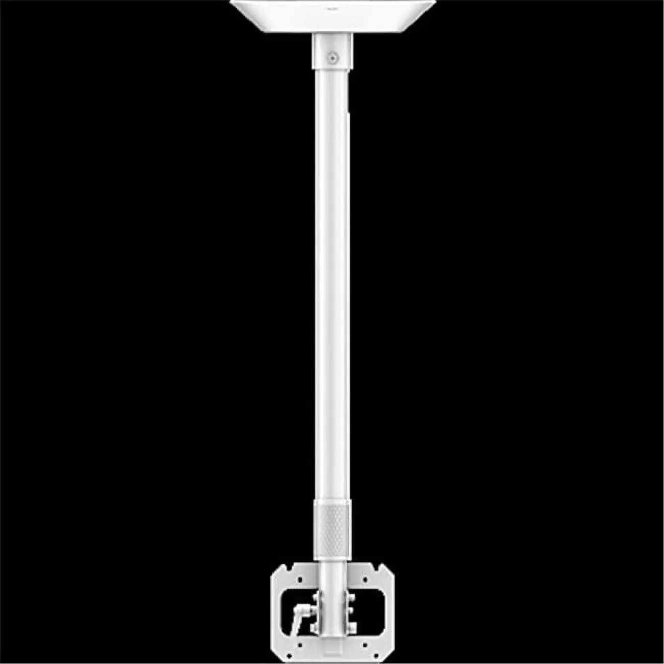 Crimson CV100S-24AW 10 - 32 in. Ceiling Installation Kit with 2 To 4 ft., 360 Deg Rotation, 5 Lbs, Conceals Ceiling Adapter, Finest Material