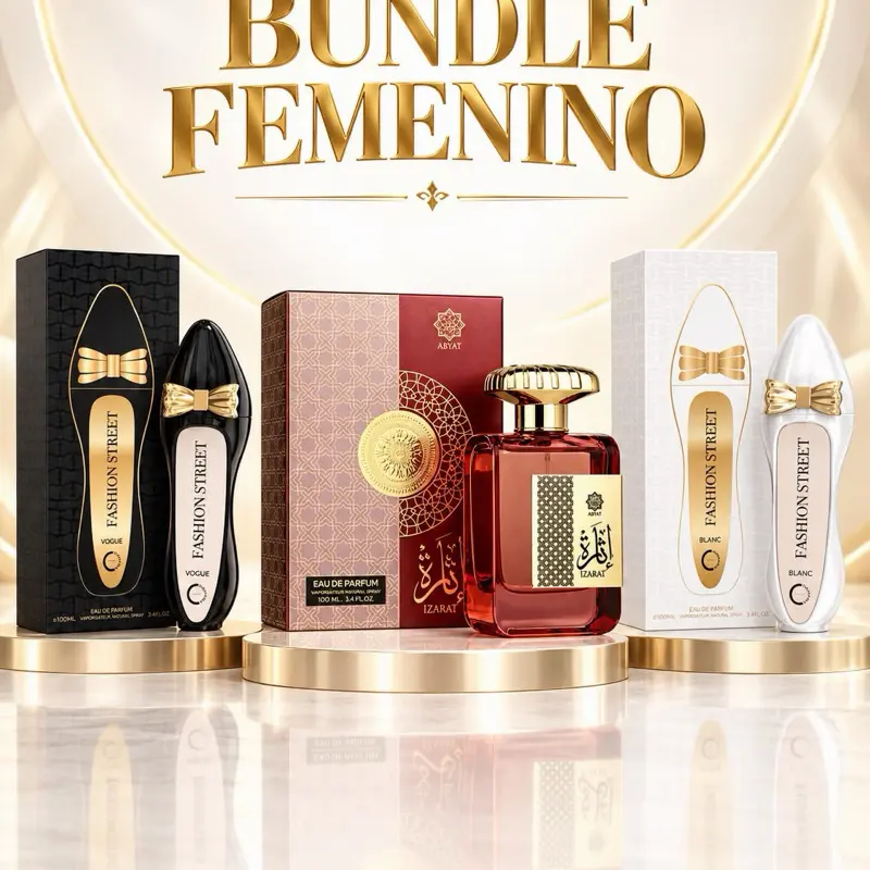 Bundle Femenino 3pcs - Fashion Vogue + Fashion Blanc+ Izarat - 100ml Eau de Parfum