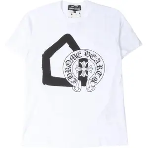 Chrome Hearts Comme Des Garcons White T-Shirt