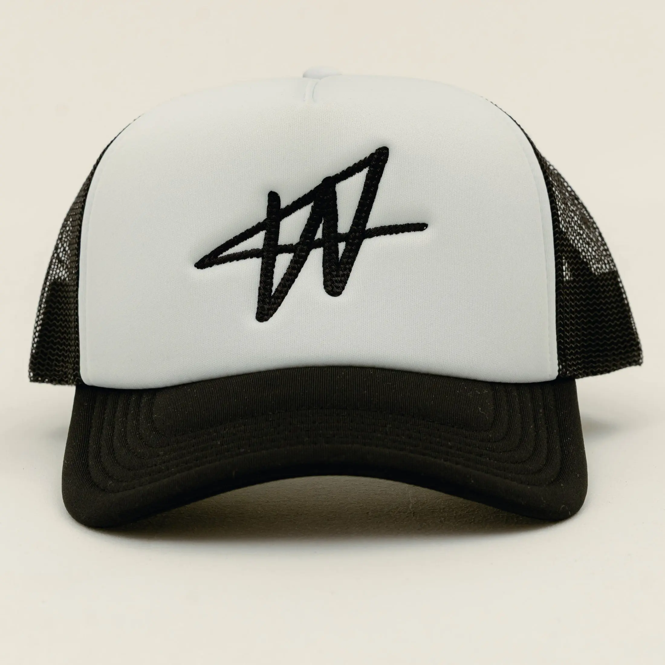 Mesh Trucker Hat - Breathable Mesh Caps, Black Cap, Classic Trucker Hat for Sports & Outdoor Activities