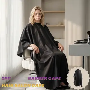 Adult Hairdressing Cape, Adjustable Snap Closure, Plus Size Design, Salon Robe, Hair Styling Tools, Suitable for Haircutting and Styling