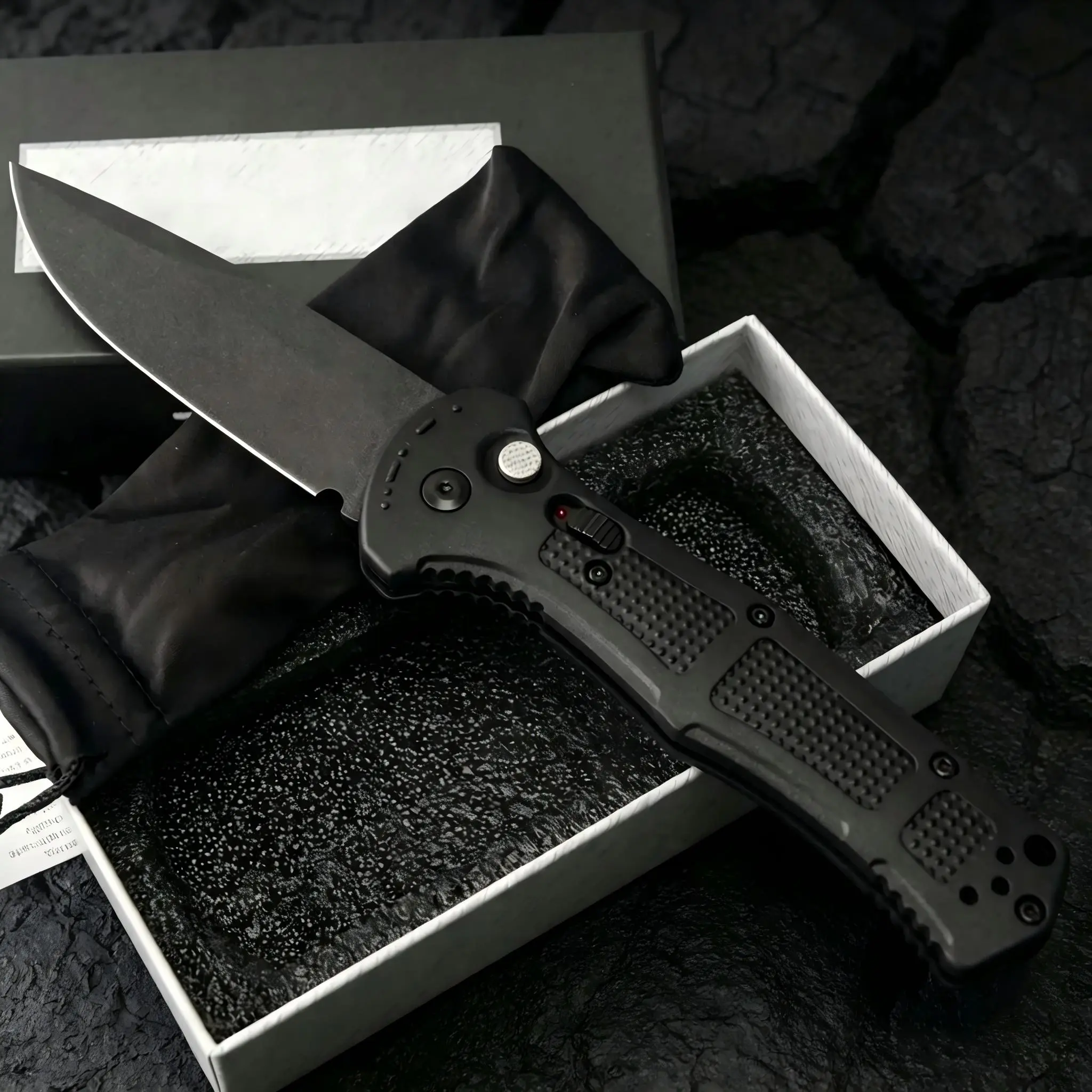 9070 folding metal sheet fruit knife, pocket knife, EDC, high carbon stainless steel hunting, fishing, hiking tactical folding knife, men’s gift Tool Multifunctional high-quality multi-function