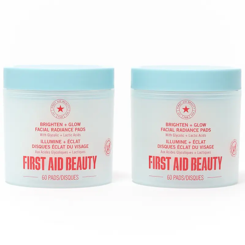 First Aid Beauty 60ct Facial Radiance Pads Duo