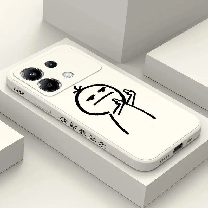 Funny Friend Phone Case For Xiaomi Poco X6 F6 M6  Pro 4G 5G GT Silicone Cover Protective Protection