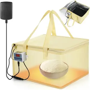 Versatile Dough Proofer with Heater Bread Proofer Warming Box and Mat Sourdough starter for Fermenting Precise Temperature for Bread Pizza Baking Yogurt Kombucha