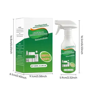 No-Scrub Enzyme Kitchen Grease Buster Spray 300ml | Fast-Acting Degreaser for Stove, Hood & Appliances All Purpose Cleaner Cleaning Deep Stain Remover