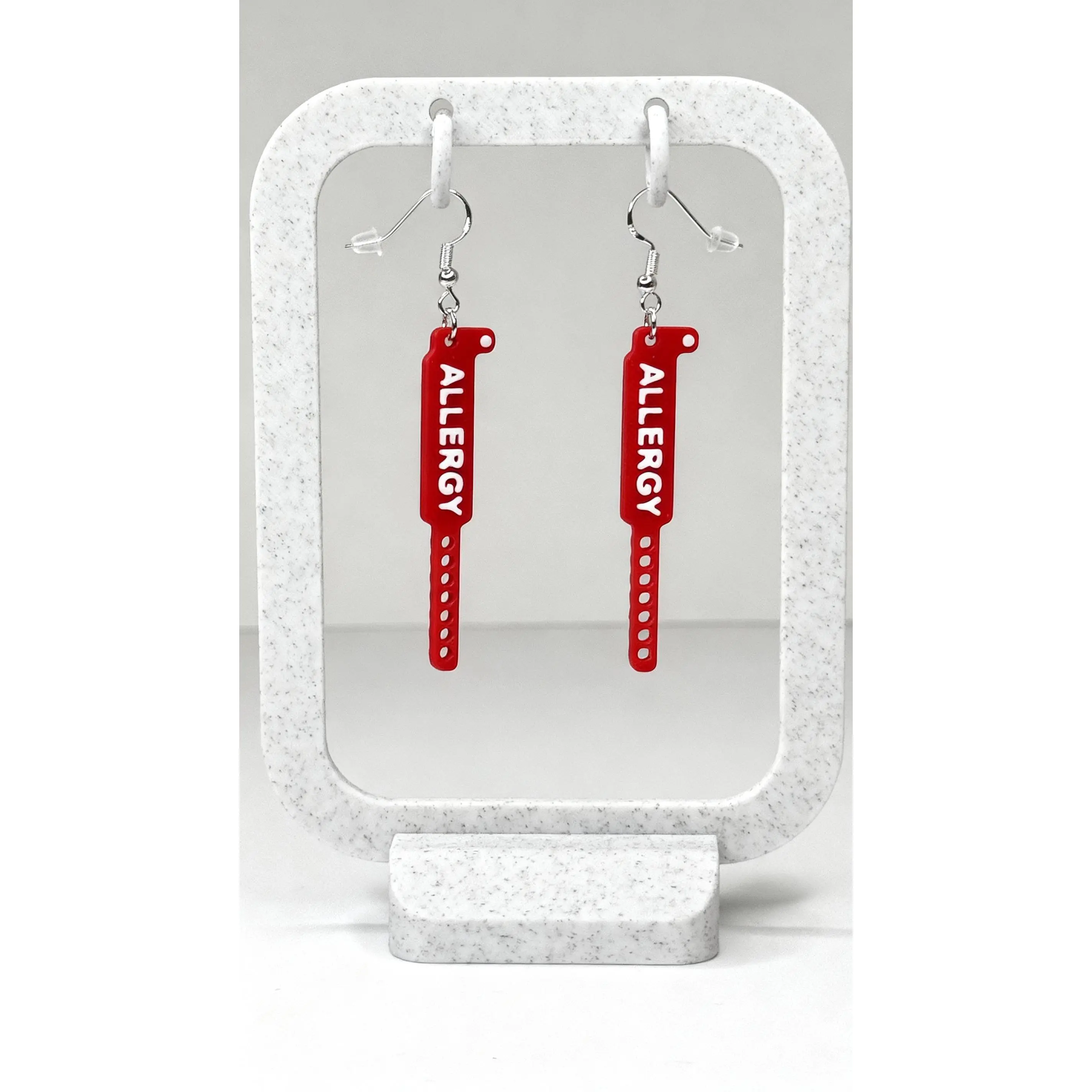 Allergy Wristband - Nurse Fashion Earrings - Stylish Costume Jewelry Fashion Accessory