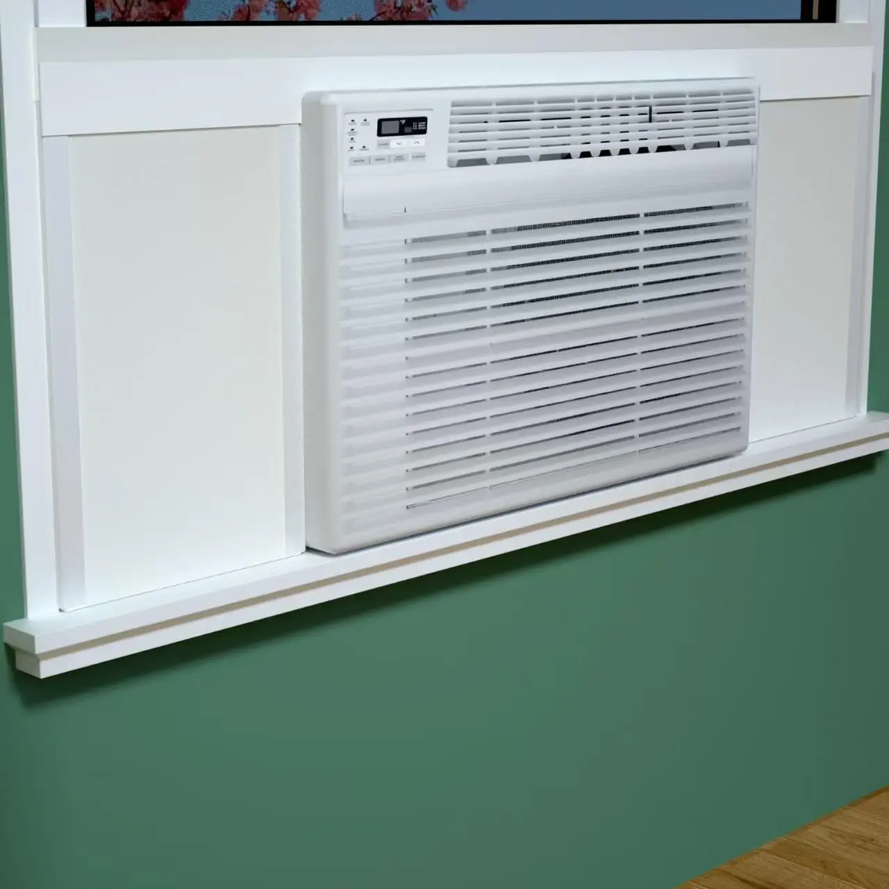 Window Air Conditioner Side Insulated Panel, Winter/Summer Heat and Draft Insulating, 2 count of 16.5 Inches x 11.8 Inches EVA, White Edges
