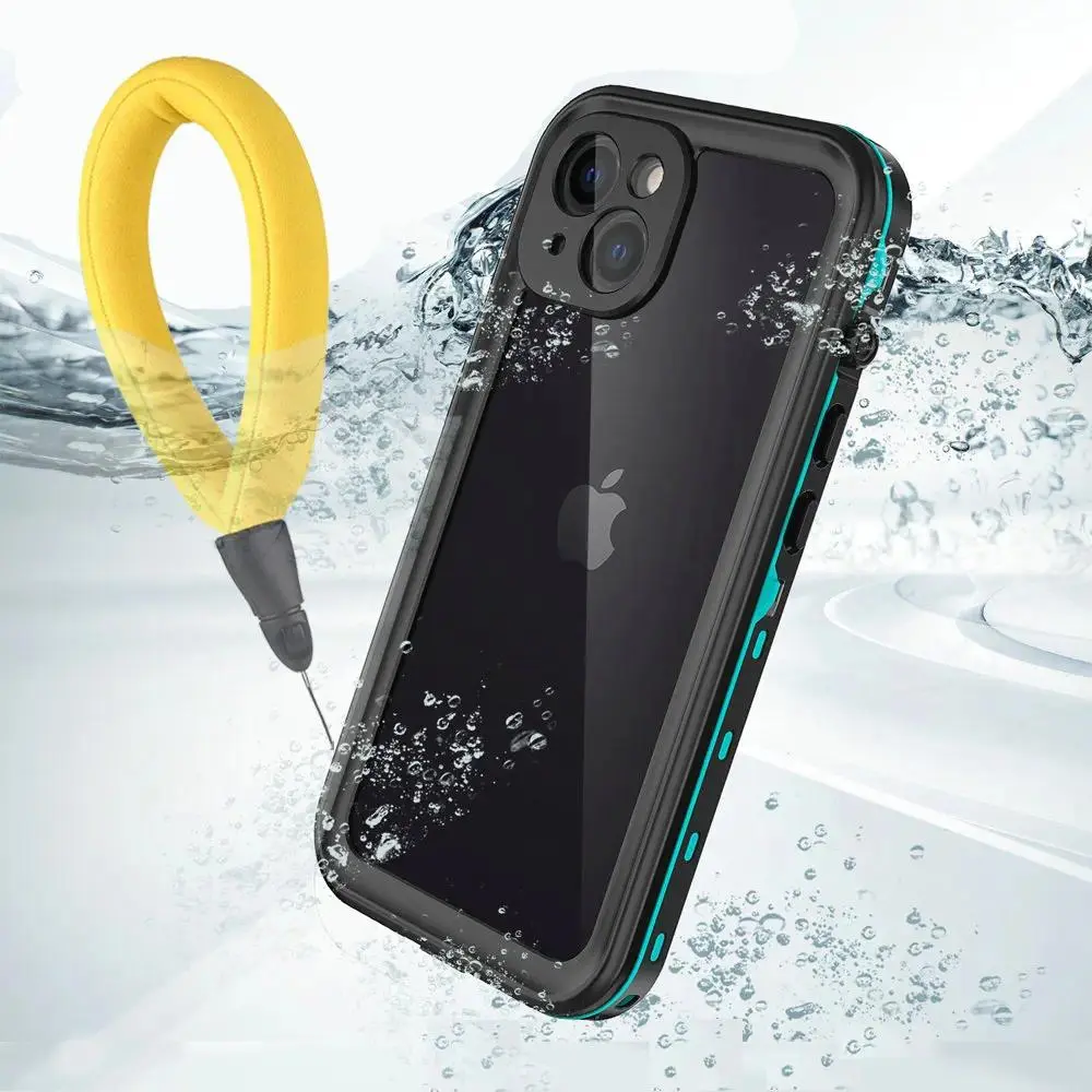 IP68 Waterproof Phone Case for iPhone 11/12 Pro Max/13/14/15, MagSafe-Compatible 360° Protection Casing, Shockproof Diving Phone Cover & Mobile Accessory