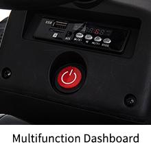 GARVEE 12V Electric Tractor with Trailer: Toddler Ride-On Car, Remote Control, 7-LED Headlights, 2+1 Gear Shift, MP3/USB, for Ages 3-6, Available in Green with 25W or 35W Motor Options and Tread or EVA Tires.