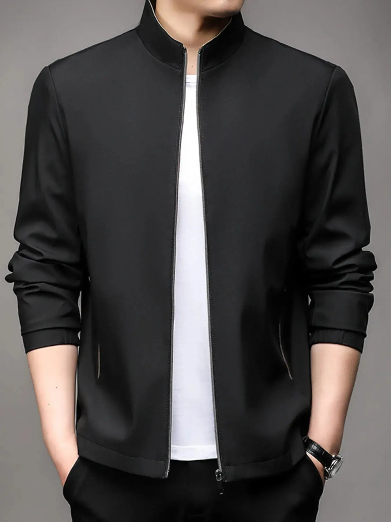 Zip Up Long Sleeve Jacket